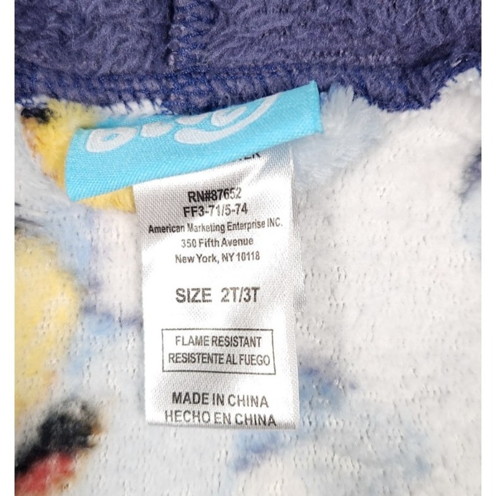 Bluey Robe Size 2/3T - Picture 3 of 4